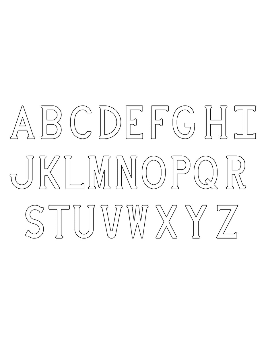 Alphabet and Number Branding Iron Set The Welded Keller