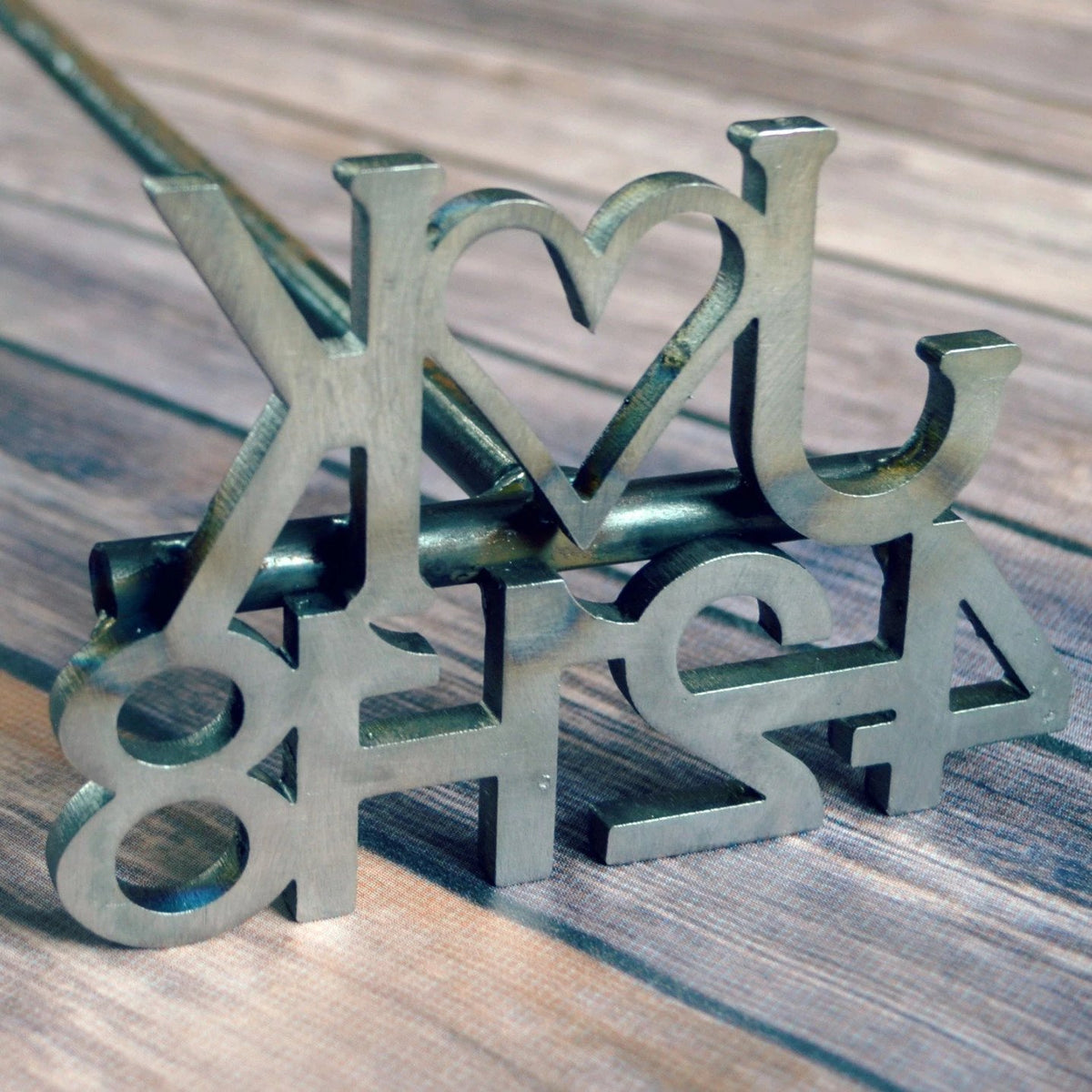 Branding Iron with Initials and Date The Welded Keller