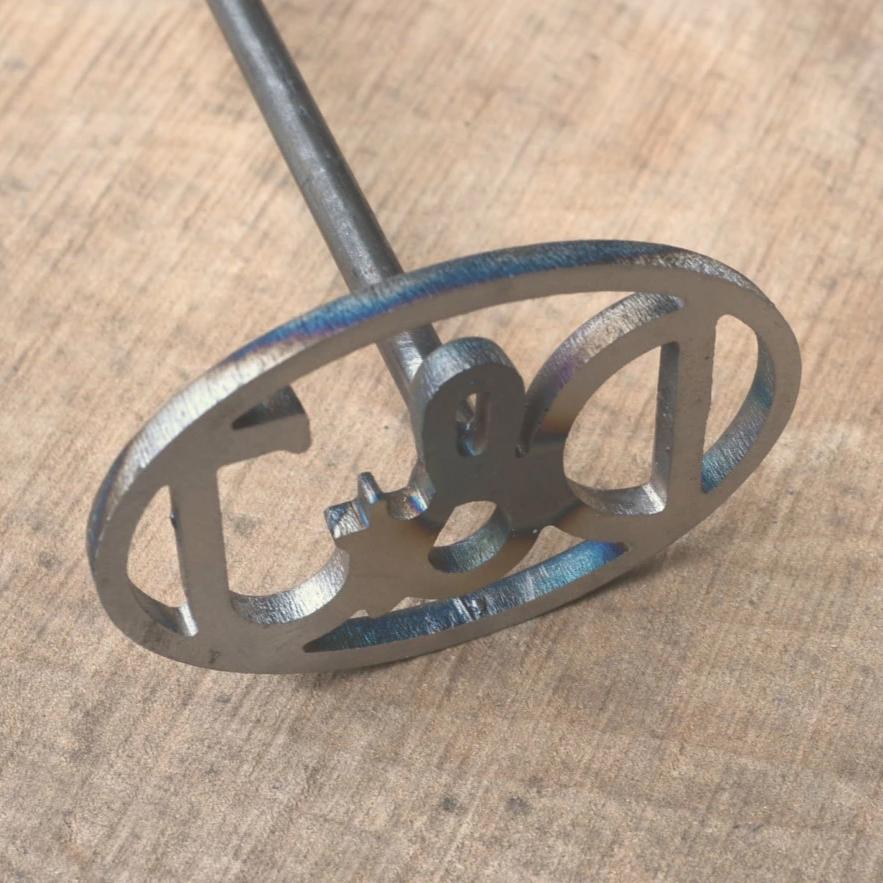 Oval Initial Branding Iron The Welded Keller
