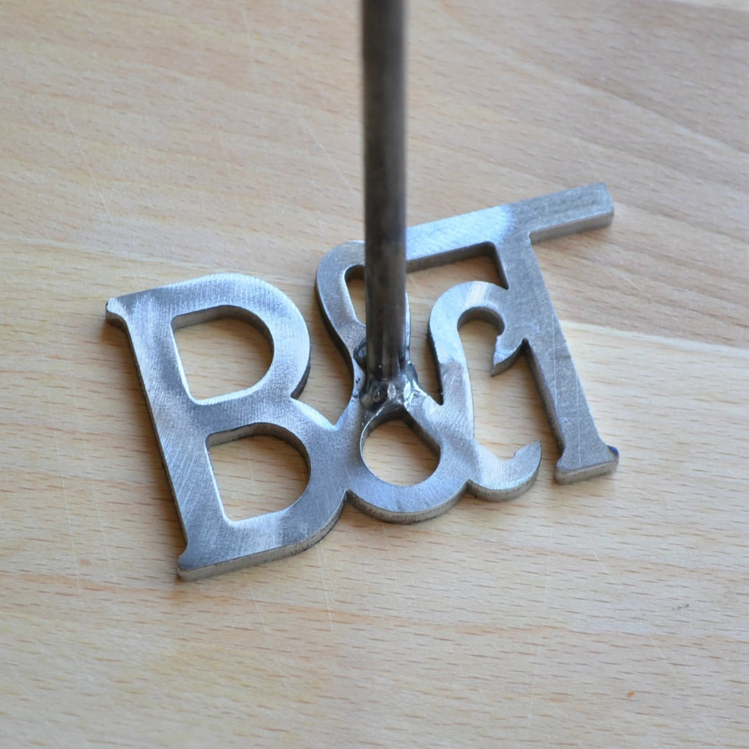 Initial '&' Initial Branding Iron