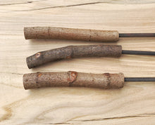 Load image into Gallery viewer, wood branch handles for branding irons