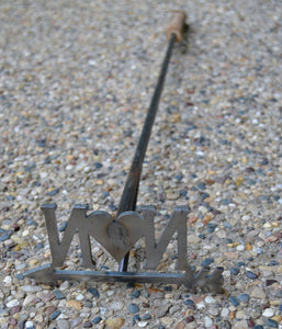 Arrow and Initial Branding Iron