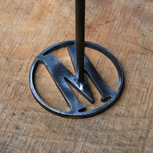 Circle Initial Branding Iron