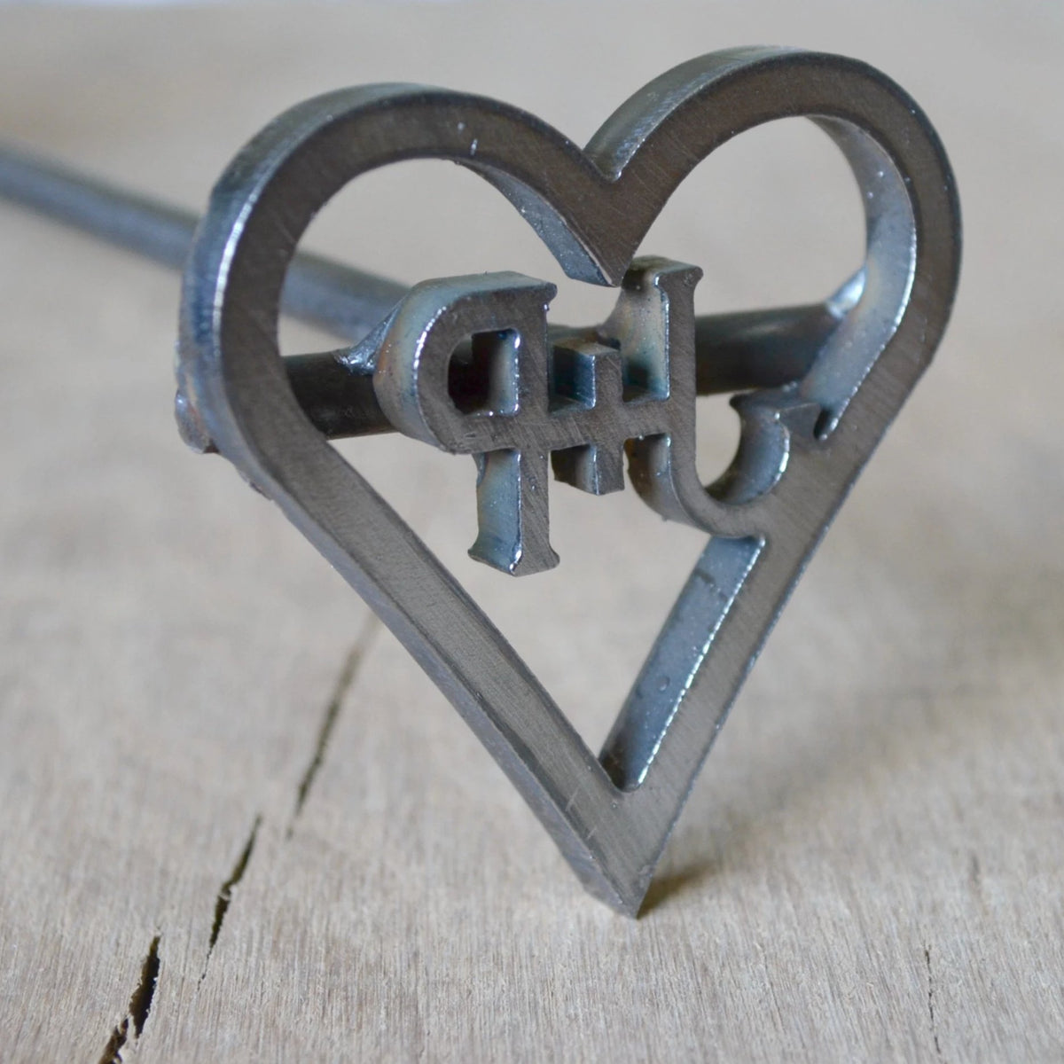 Heart Brander with Initials Inside The Welded Keller